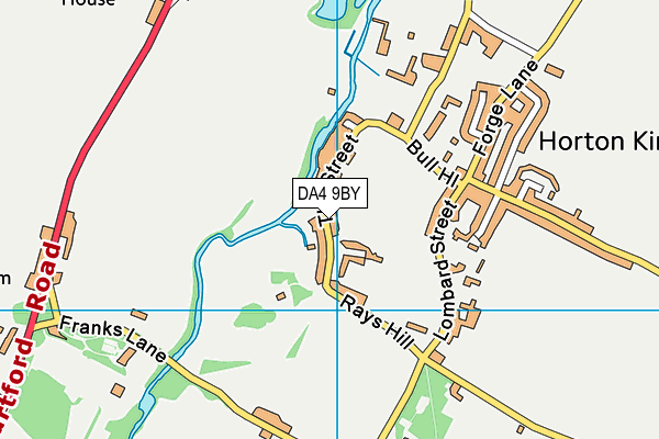 Westminster Field map (DA4 9BY) - OS VectorMap District (Ordnance Survey)