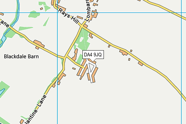 DA4 9JQ map - OS VectorMap District (Ordnance Survey)