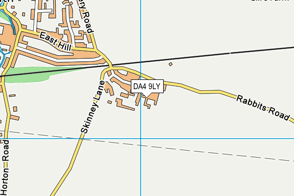 DA4 9LY map - OS VectorMap District (Ordnance Survey)
