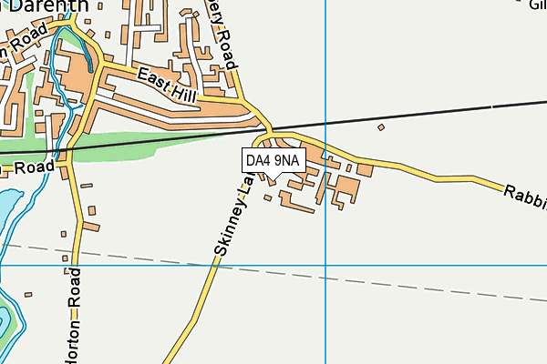 DA4 9NA map - OS VectorMap District (Ordnance Survey)