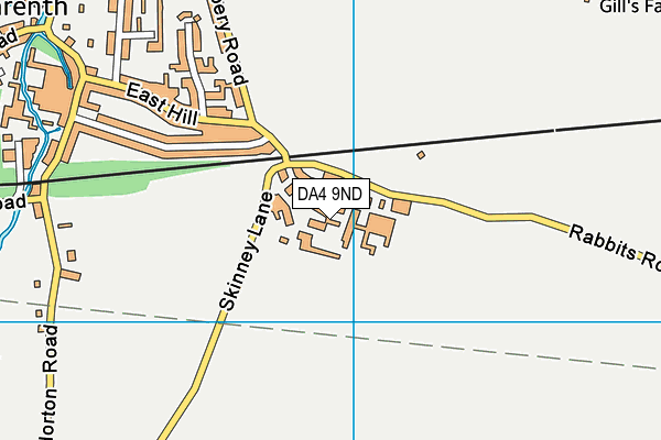 DA4 9ND map - OS VectorMap District (Ordnance Survey)