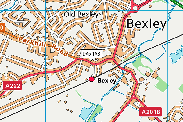 Map of BEXLEY THERAPY ROOMS LIMITED at district scale