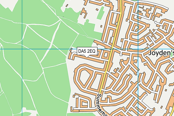 DA5 2EQ map - OS VectorMap District (Ordnance Survey)