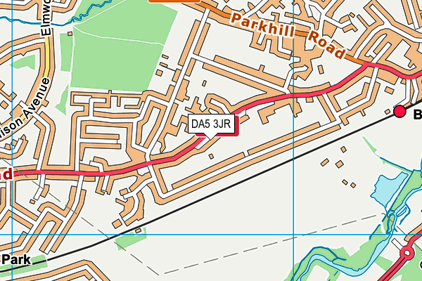 Old Bexley Ce Primary School map (DA5 3JR) - OS VectorMap District (Ordnance Survey)