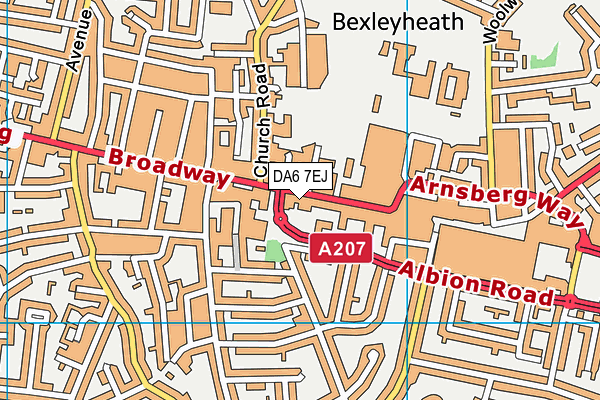 Map of BEXLEY KUTCHENHAUS LIMITED at district scale