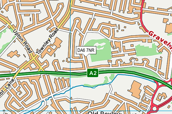 DA6 7NR map - OS VectorMap District (Ordnance Survey)