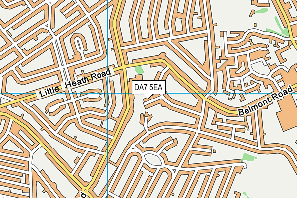 DA7 5EA map - OS VectorMap District (Ordnance Survey)