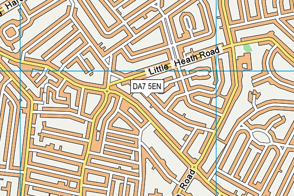 DA7 5EN map - OS VectorMap District (Ordnance Survey)