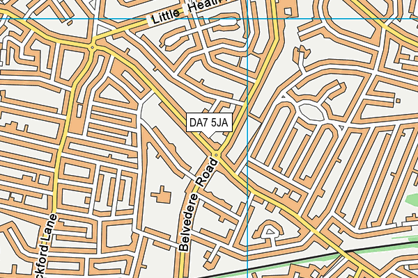 DA7 5JA map - OS VectorMap District (Ordnance Survey)