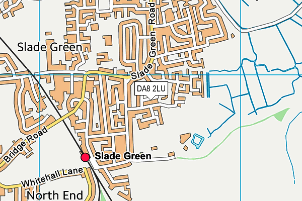 DA8 2LU map - OS VectorMap District (Ordnance Survey)