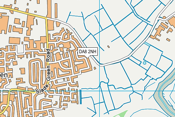 DA8 2NH map - OS VectorMap District (Ordnance Survey)