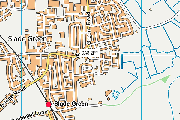DA8 2PY map - OS VectorMap District (Ordnance Survey)