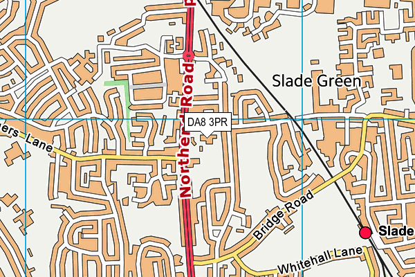 Peareswood Primary School map (DA8 3PR) - OS VectorMap District (Ordnance Survey)
