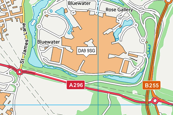 DA9 9SG map - OS VectorMap District (Ordnance Survey)