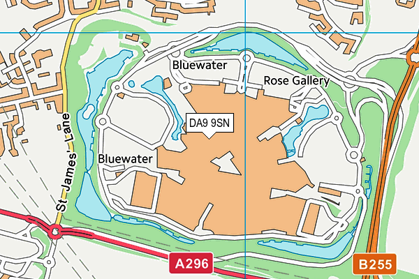 DA9 9SN map - OS VectorMap District (Ordnance Survey)