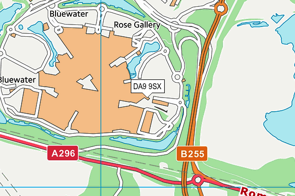 DA9 9SX map - OS VectorMap District (Ordnance Survey)