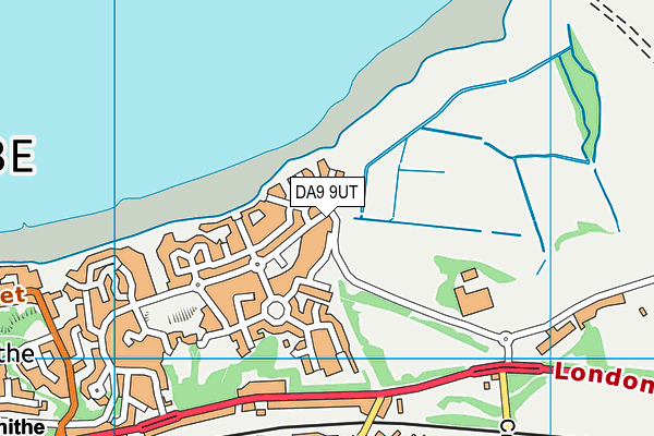 DA9 9UT map - OS VectorMap District (Ordnance Survey)