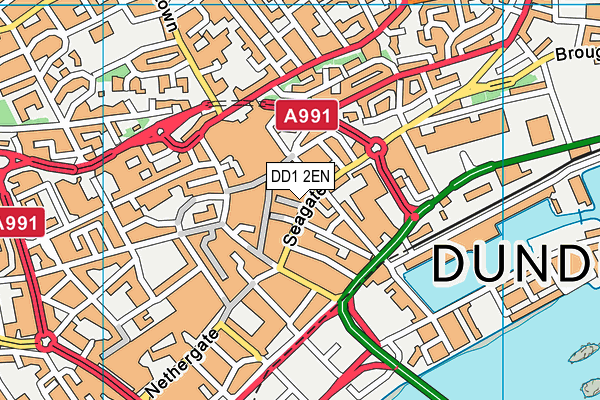 DD1 2EN map - OS VectorMap District (Ordnance Survey)