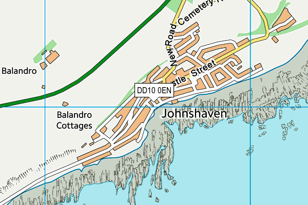 DD10 0EN map - OS VectorMap District (Ordnance Survey)
