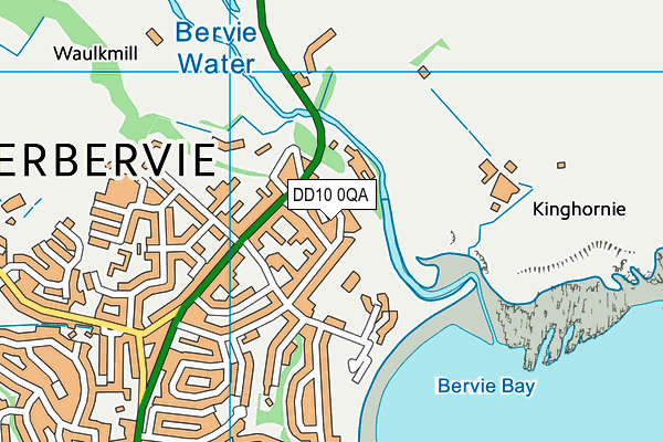 DD10 0QA map - OS VectorMap District (Ordnance Survey)