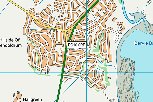 DD10 0RF map - OS VectorMap District (Ordnance Survey)