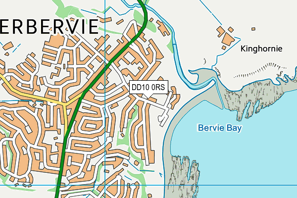 DD10 0RS map - OS VectorMap District (Ordnance Survey)