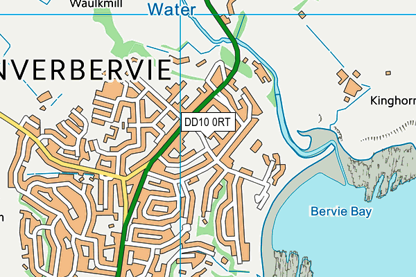 DD10 0RT map - OS VectorMap District (Ordnance Survey)