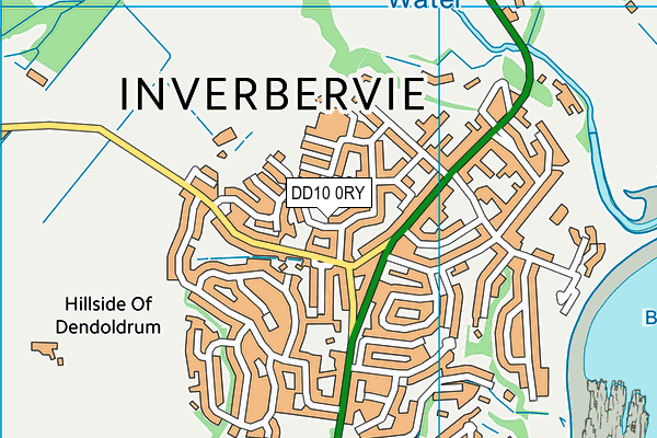 DD10 0RY map - OS VectorMap District (Ordnance Survey)