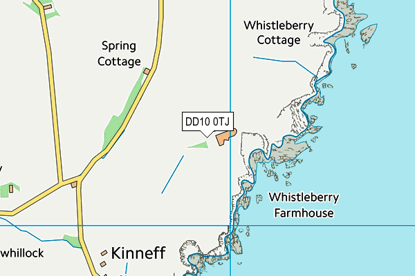 DD10 0TJ map - OS VectorMap District (Ordnance Survey)