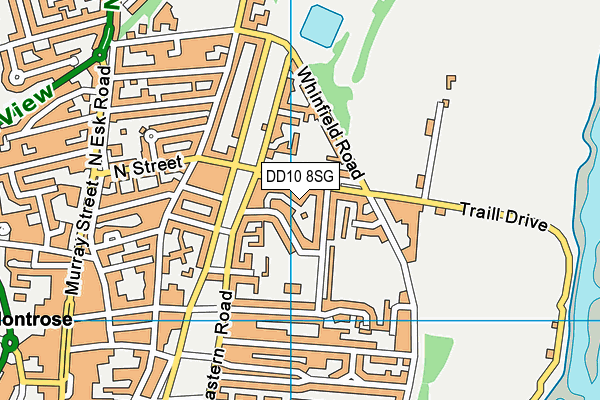 DD10 8SG map - OS VectorMap District (Ordnance Survey)