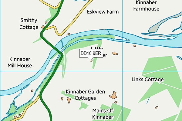 DD10 9ER map - OS VectorMap District (Ordnance Survey)