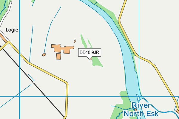 DD10 9JR map - OS VectorMap District (Ordnance Survey)