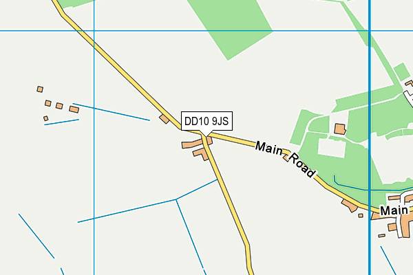 DD10 9JS map - OS VectorMap District (Ordnance Survey)