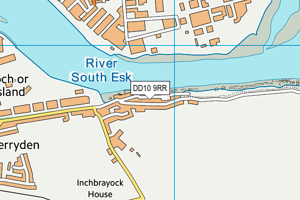DD10 9RR map - OS VectorMap District (Ordnance Survey)
