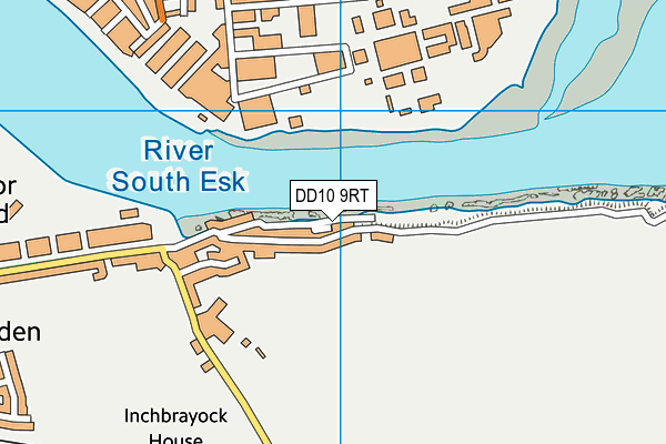 DD10 9RT map - OS VectorMap District (Ordnance Survey)