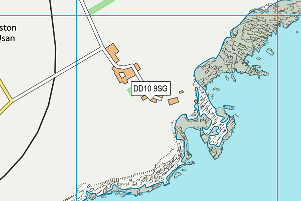 DD10 9SG map - OS VectorMap District (Ordnance Survey)