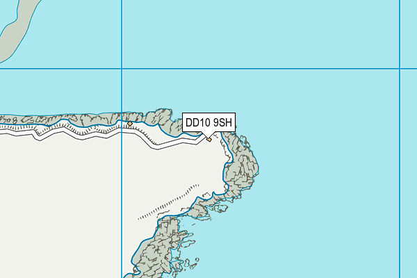 DD10 9SH map - OS VectorMap District (Ordnance Survey)
