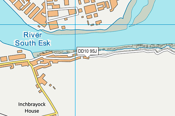 DD10 9SJ map - OS VectorMap District (Ordnance Survey)