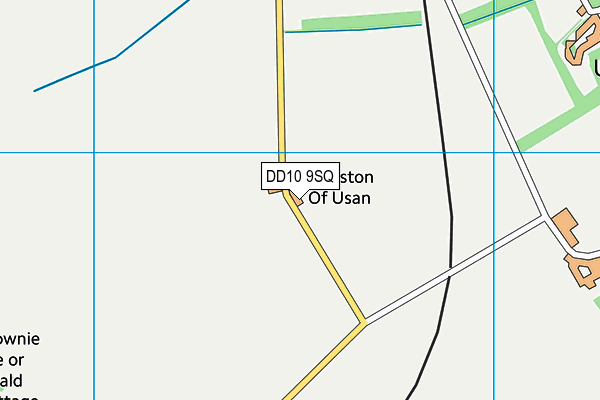 DD10 9SQ map - OS VectorMap District (Ordnance Survey)