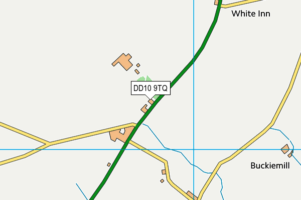 DD10 9TQ map - OS VectorMap District (Ordnance Survey)