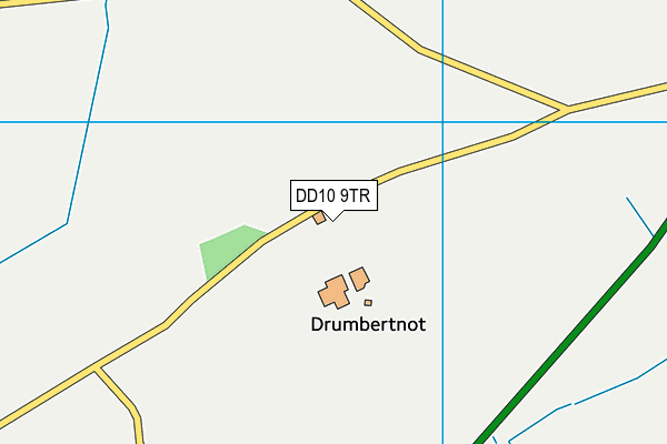 DD10 9TR map - OS VectorMap District (Ordnance Survey)