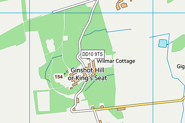 DD10 9TS map - OS VectorMap District (Ordnance Survey)