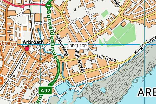 Map of CJP DUNDEE LTD at district scale