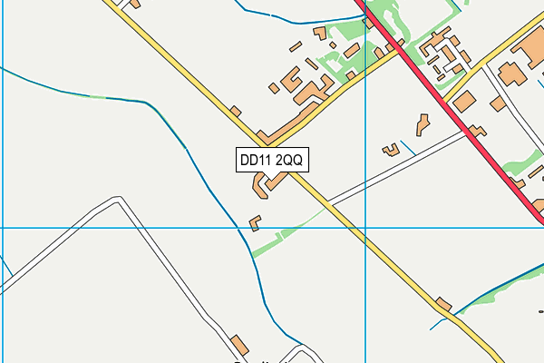 DD11 2QQ map - OS VectorMap District (Ordnance Survey)