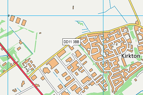 DD11 3BB map - OS VectorMap District (Ordnance Survey)