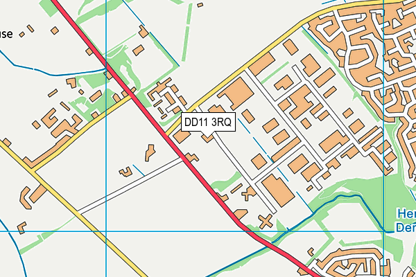 DD11 3RQ map - OS VectorMap District (Ordnance Survey)