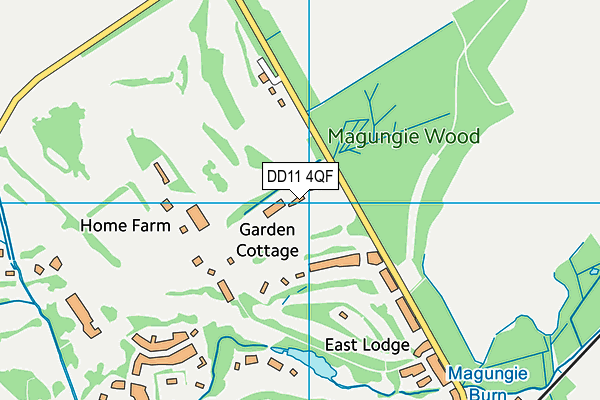 DD11 4QF map - OS VectorMap District (Ordnance Survey)