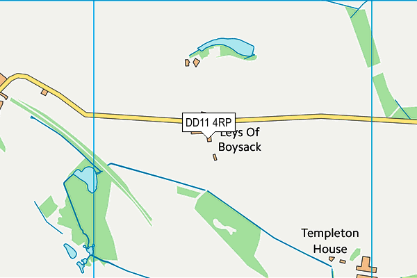 DD11 4RP map - OS VectorMap District (Ordnance Survey)