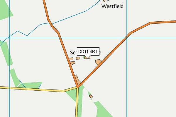 DD11 4RT map - OS VectorMap District (Ordnance Survey)