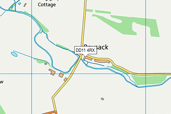 DD11 4RX map - OS VectorMap District (Ordnance Survey)